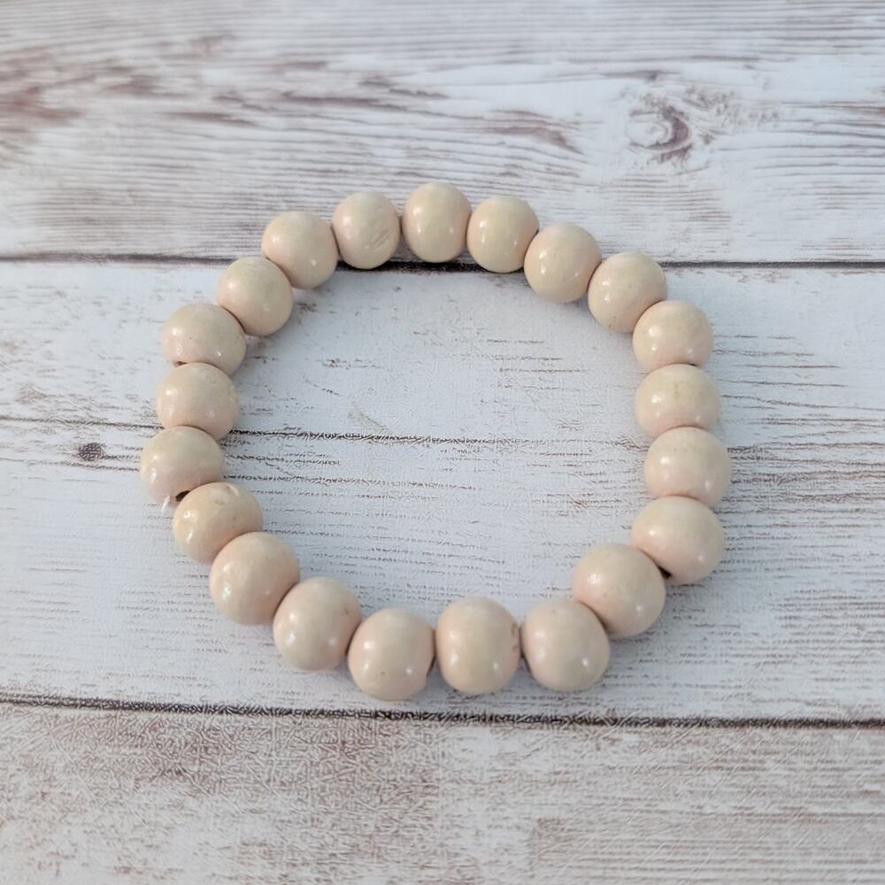 Vintage Stretch Bracelet - Light/Brown/Tan - Condition Issues